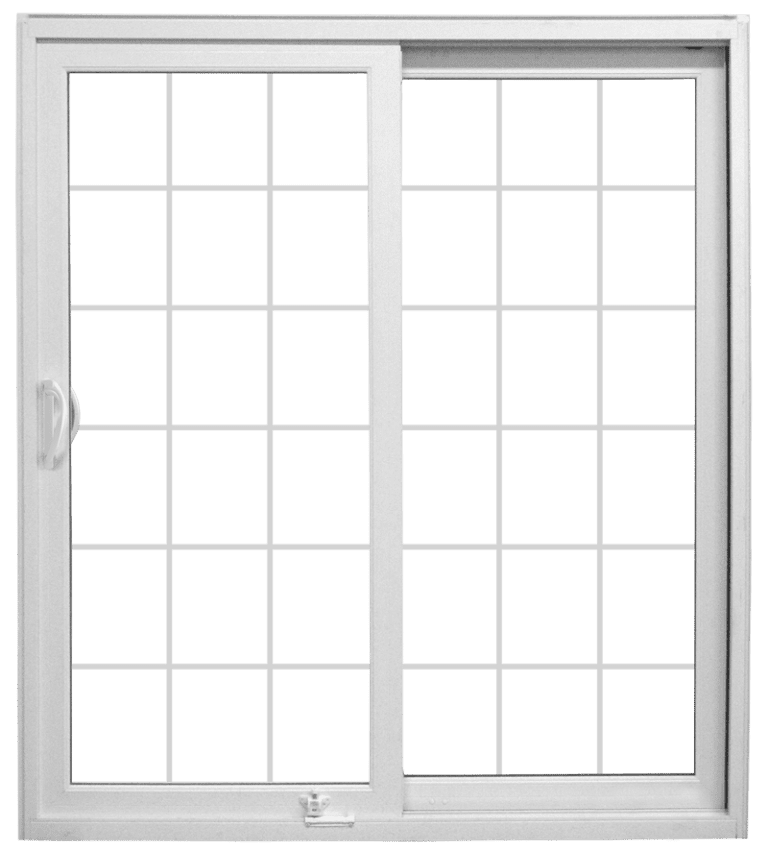Traditional patio door grid