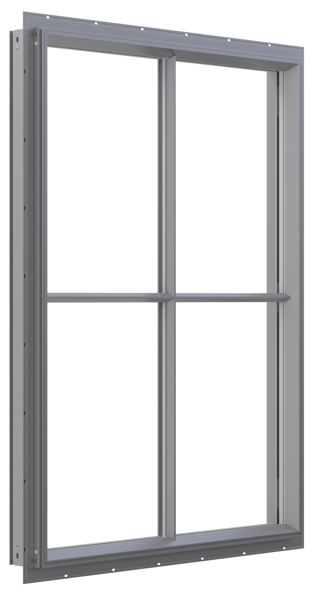 silver frames with grids