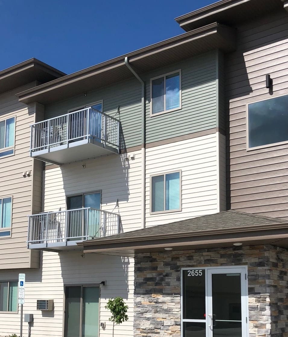 Condo Complex with new siding