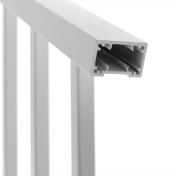 Lowes_ContemporaryAluminum_TexturedWhite_StairRail_TopRail_web-2