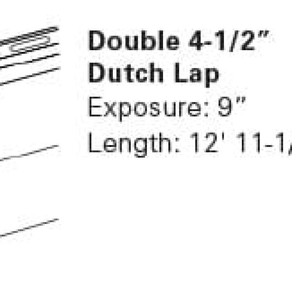 Double 4.5 dutch lap